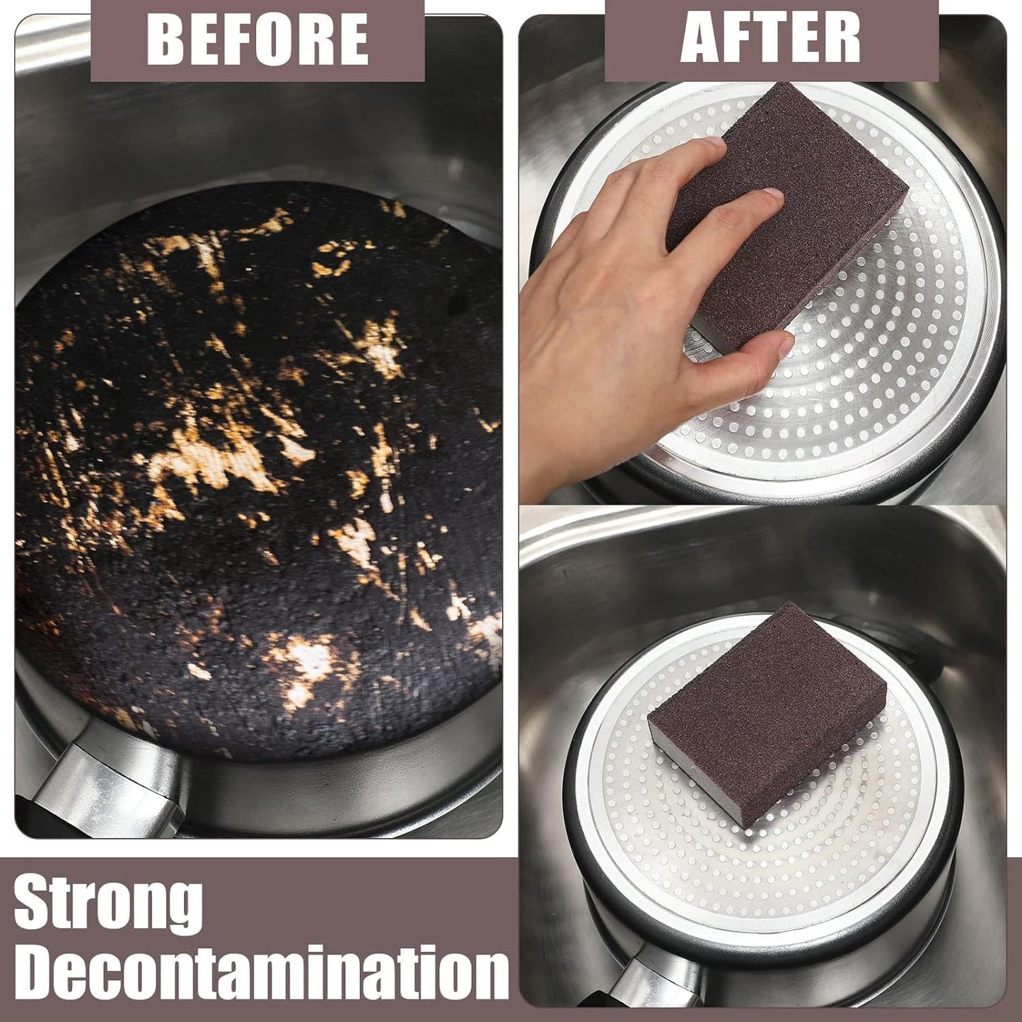 Multipurpose Kitchen Cleaning Sponge Scrub Block (10 X 7 Cm  1 Pc)