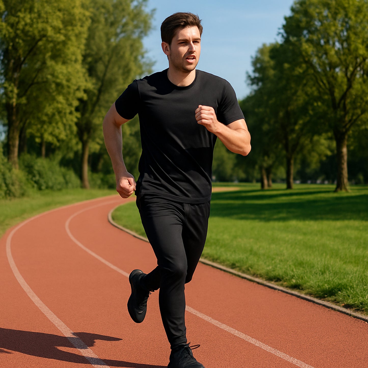 Premium Comfort Fit Mens Track Pant (Size Large)