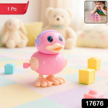 Cute Wind-up Walking Duck Toy For Kids (1 Pc)