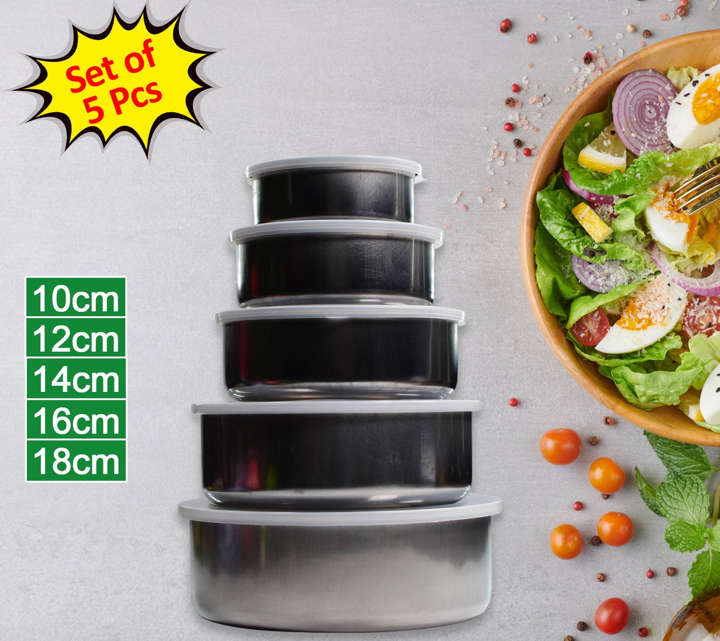 2808 Stainless Steel Food Storage Airtight  Leak Proof Lunch Box