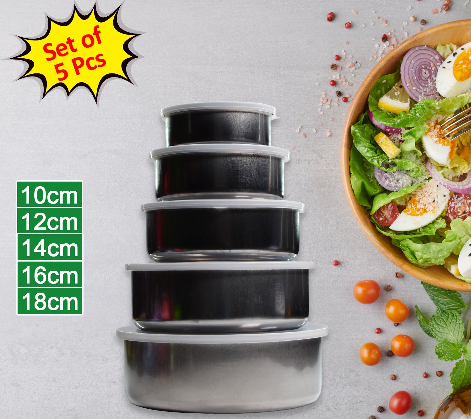 2808 Stainless Steel Food Storage Airtight  Leak Proof Lunch Box