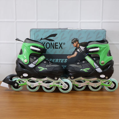 Professional Adjustable Inline Skates For Kids And Adults (Large  1 Pair)