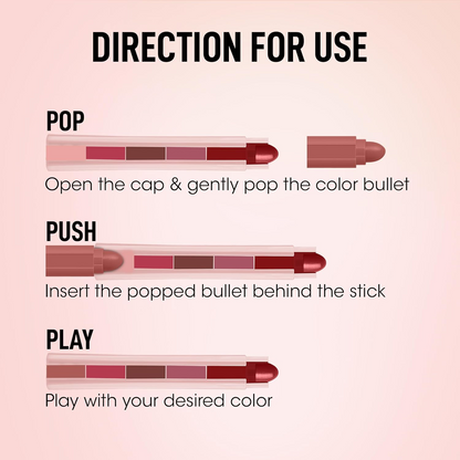 Og Beauty 5-in1 Sensational Lipstick (7.5 Gm)