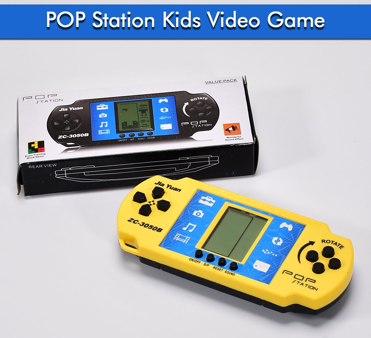 4460 Handheld Video Game Pop Station Pocket Game Toy.