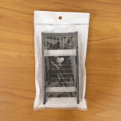 Mini Chair Shape Mobile Stand Holder (1 Pc  Balck Color)
