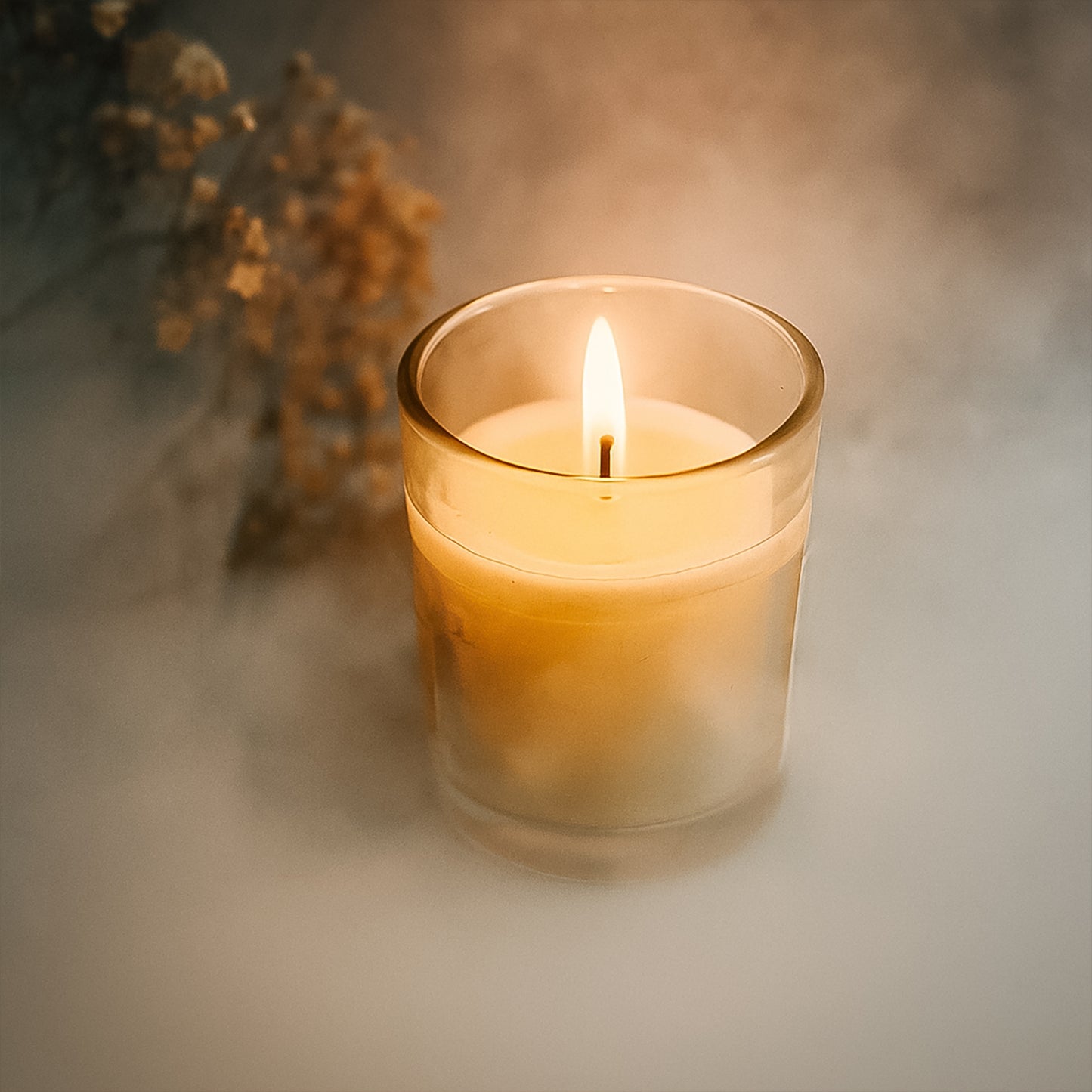 Inlief Scented Votive Jar Candle In Glass  Sweet Dreams Soy Blend Candle (50 Gm)