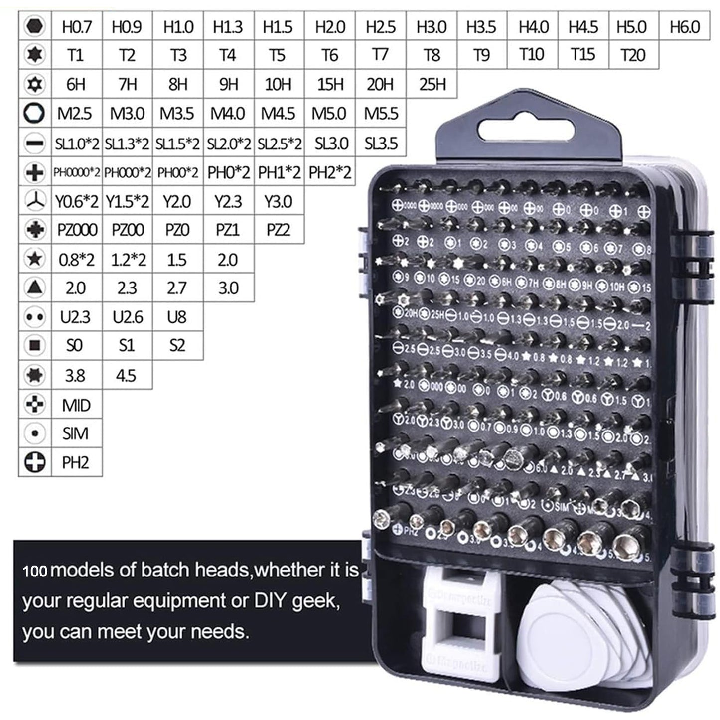 Precision Screwdriver Set (115-in-1  B Grade)