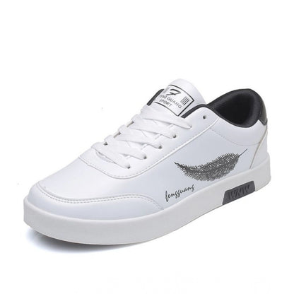 Men's Casual Synthetic Lace-ups Casual Shoes (White)