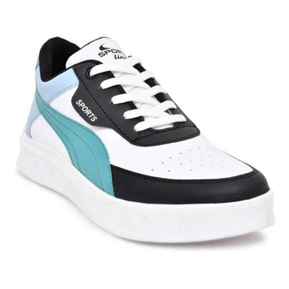 Men's Casual Synthetic Lace-ups Casual Shoes (White)