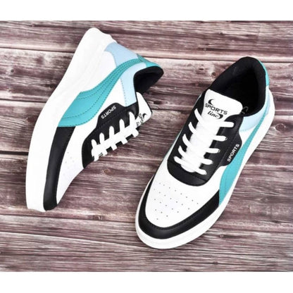 Men's Casual Synthetic Lace-ups Casual Shoes (White)