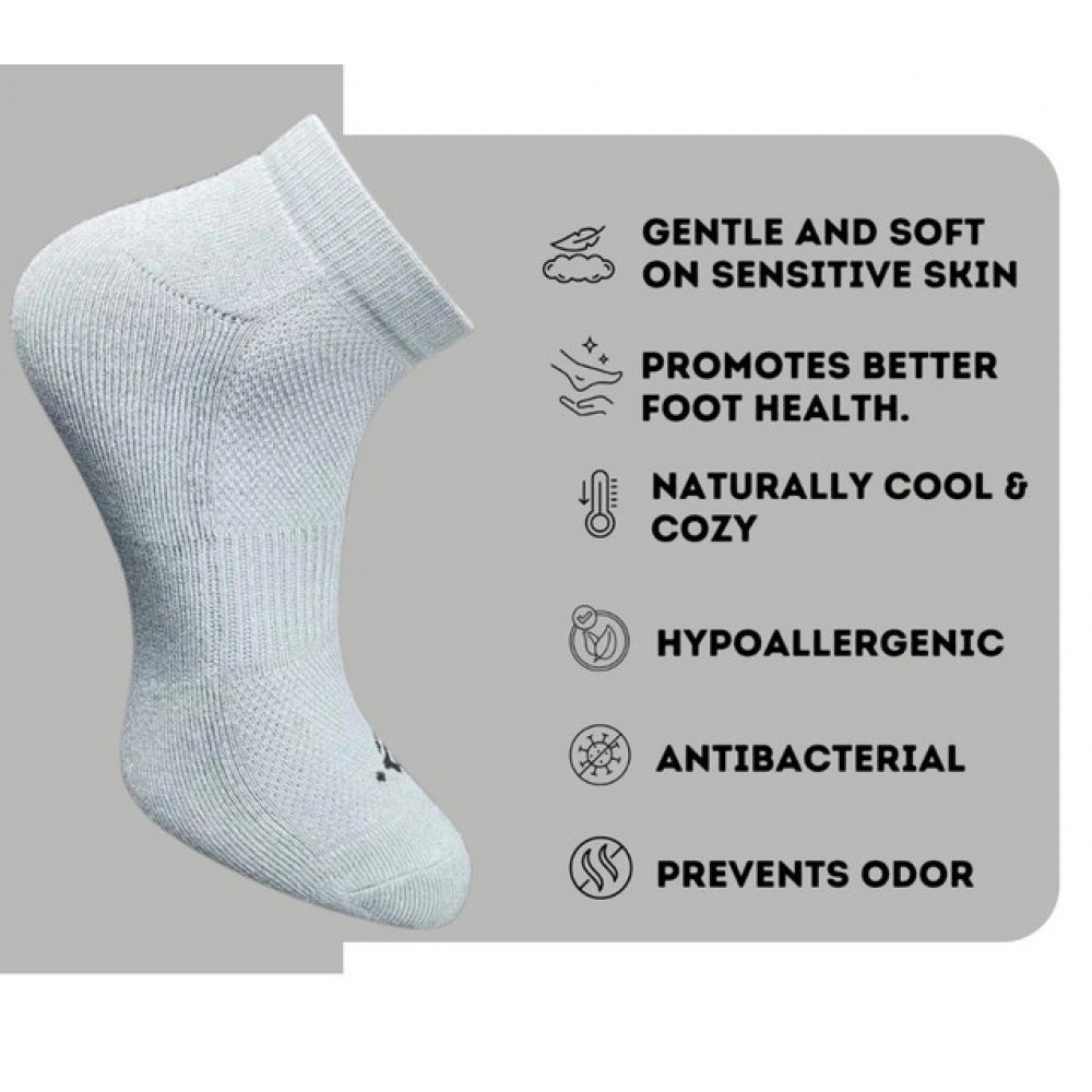 3_Pair Set Unisex Casual Cotton Printed Low Cut Socks (Multicolor)
