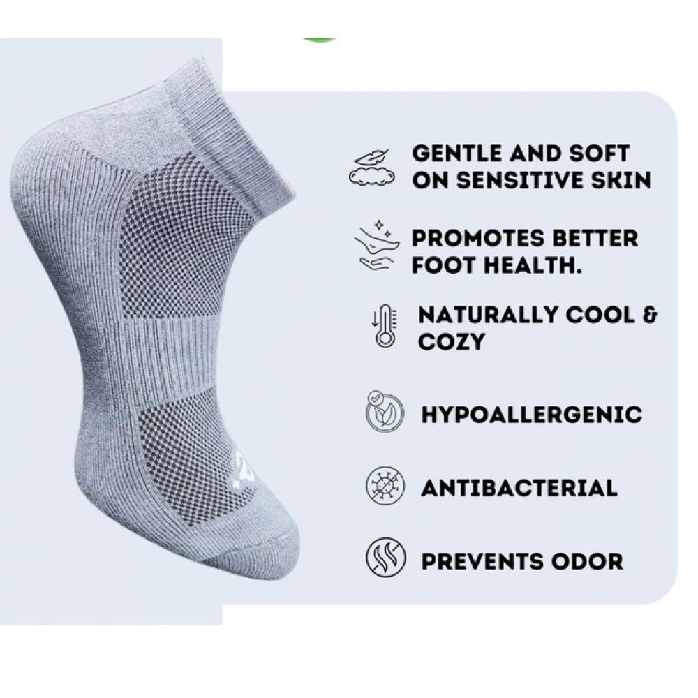 3_Pair Set Unisex Casual Cotton Printed Low Cut Socks (Multicolor)
