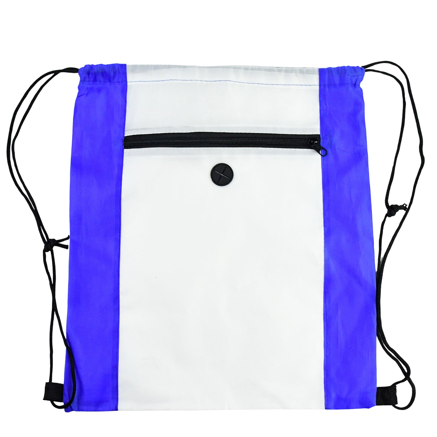 Drawstring Gym Bag With Zipper Pocket And Earphone Port (38x33 Cm  1 Pc)