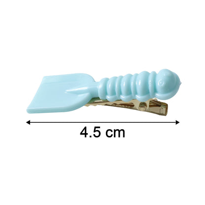 Cute Mini Spade  Leaf Shape Hair Clip Set (2 Pc)