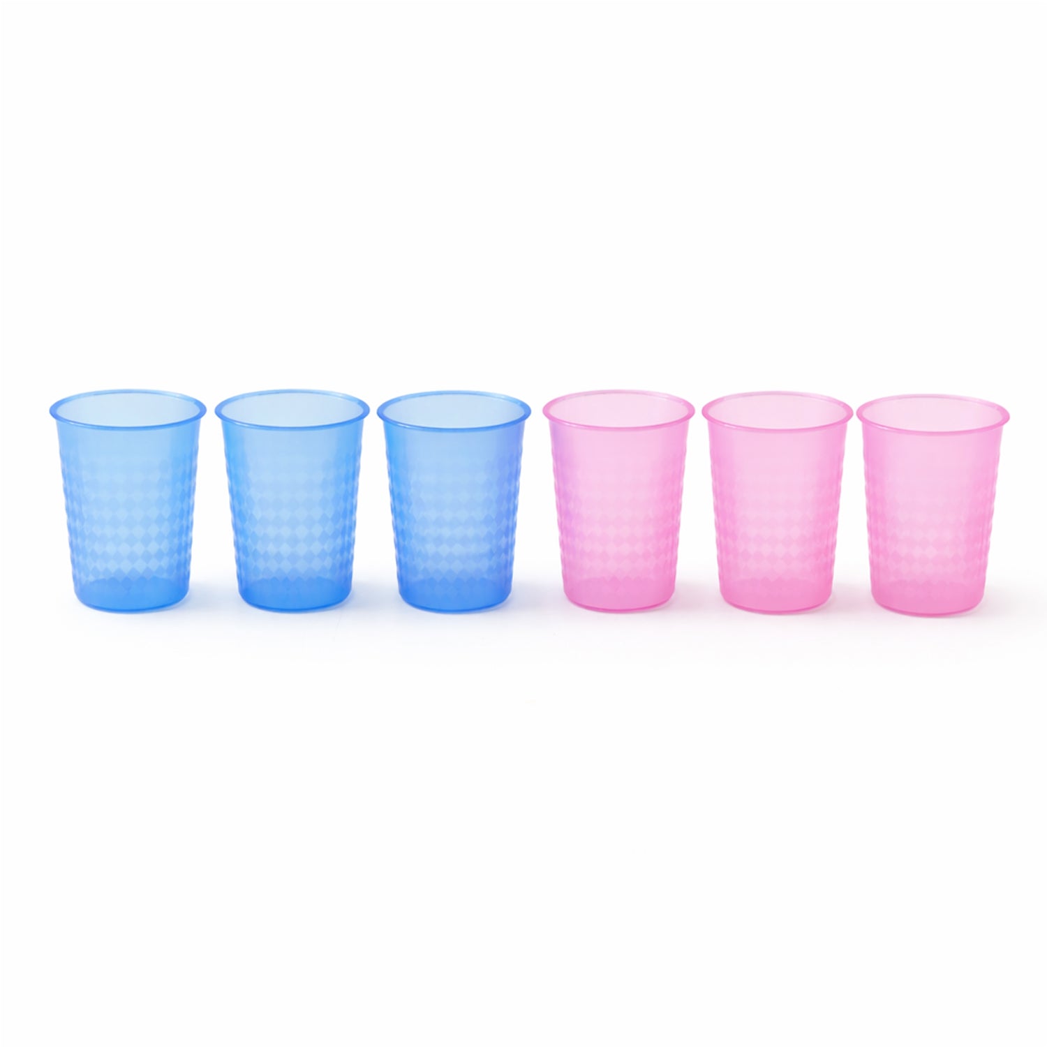 Unbreakable Plastic Drinking Glass Set Of 6 (200 Ml Each)