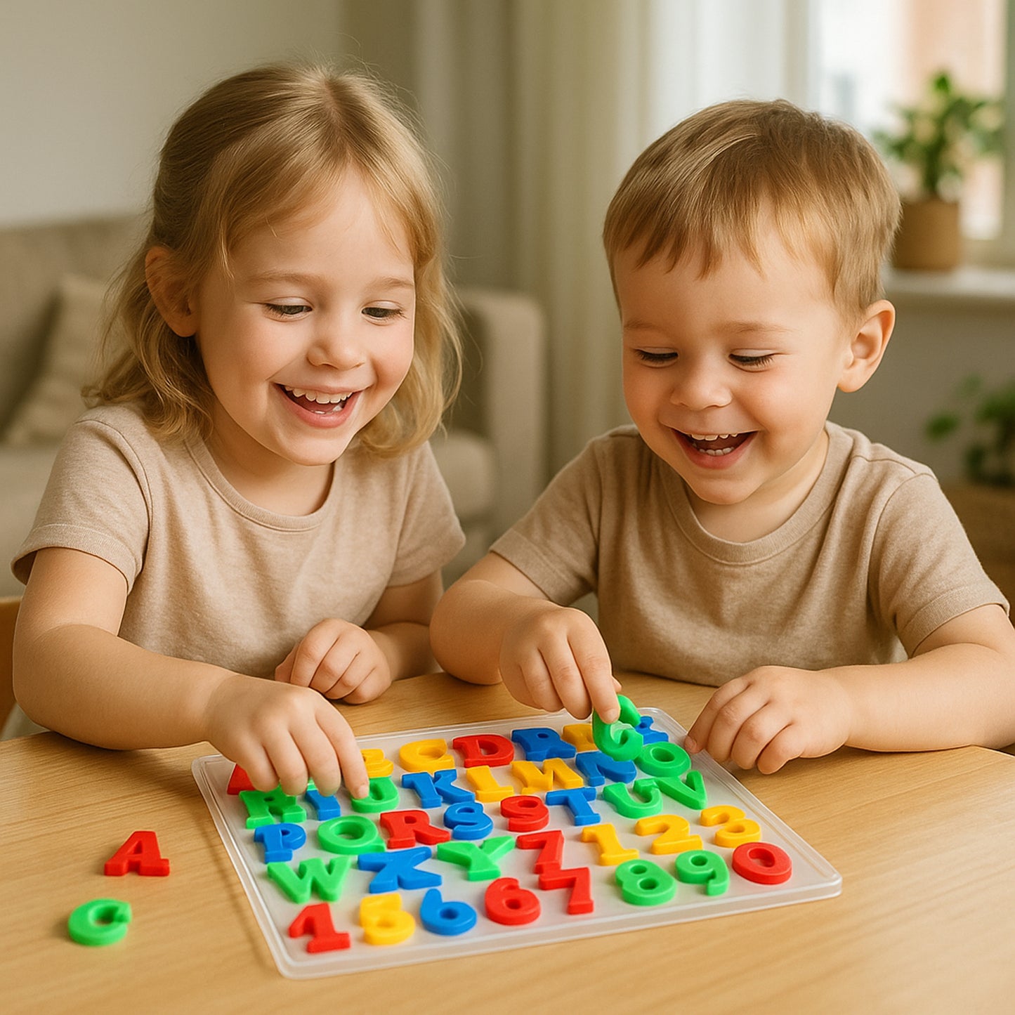 2-in-1 Kids Writing Board Set  Double-sided Whiteboard  Blackboard