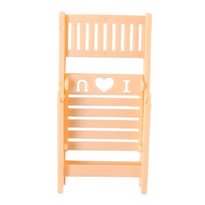 Mini Chair Shape Mobile Stand Holder (1 Pc  Peach Color)
