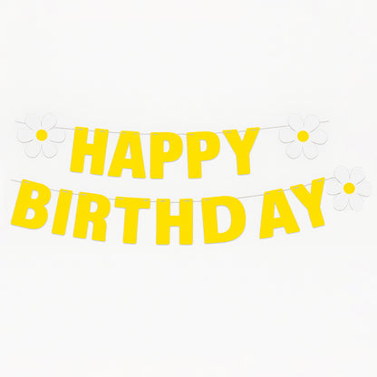 Happy Birthday Party Decoration Banner Set