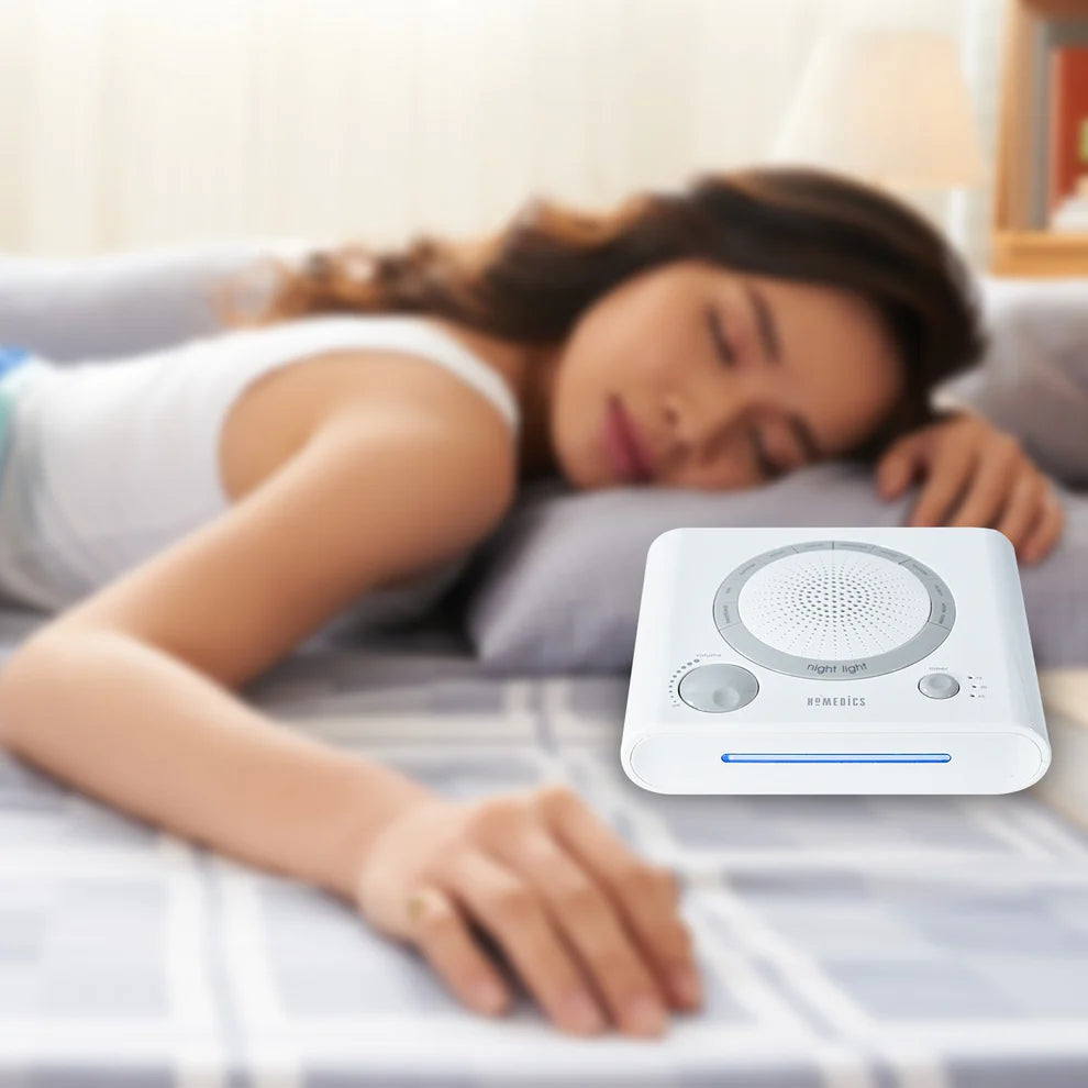 6574 Sleep Therapy Noise Sound Therapy Machine With 8 High-fidelity Soothing Sleeping  Anxiety  Stress Natural Sounds Battery Or Adaptor Charging Options 3 Auto-off Timer Option