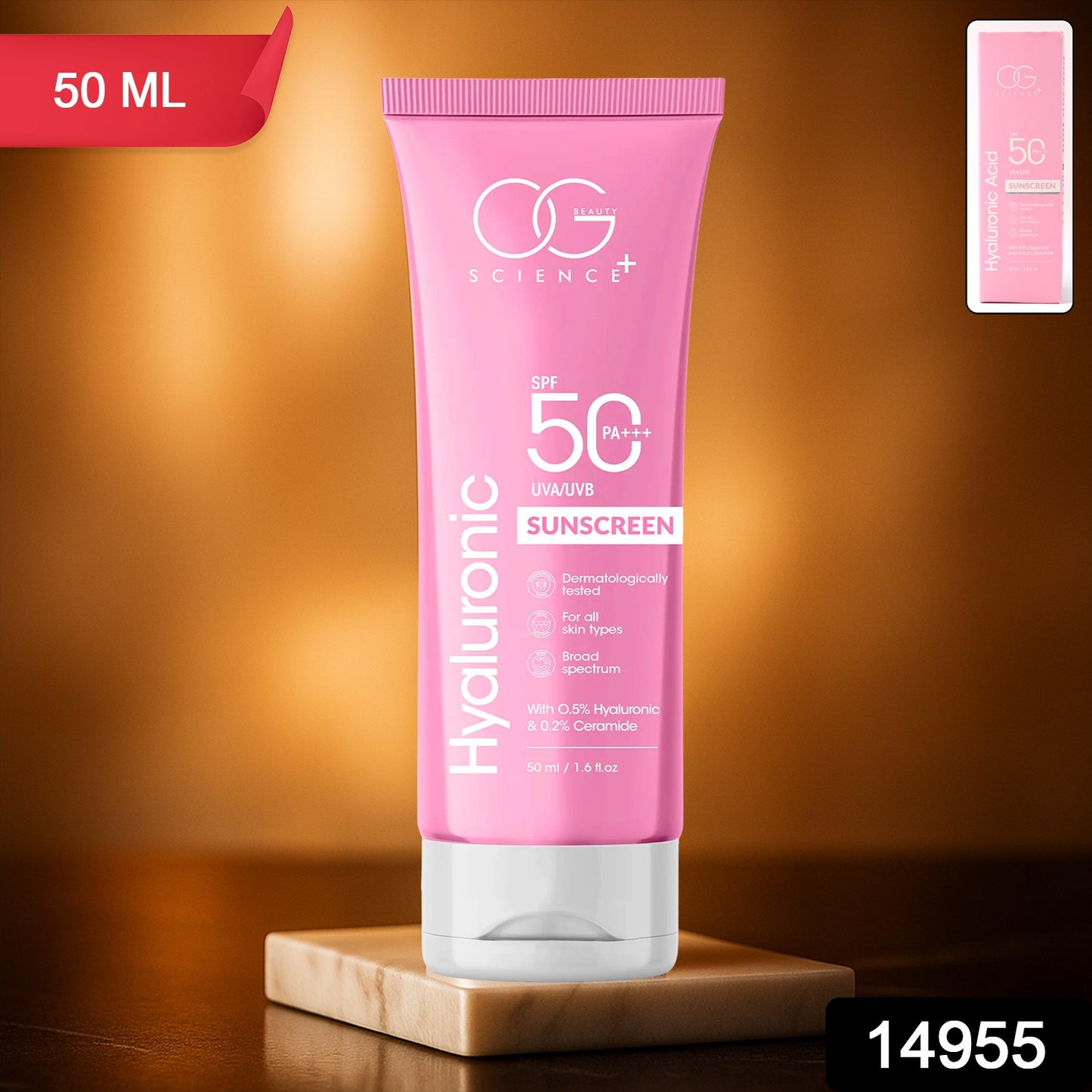 Og Beauty Science Hyaluronic Sunscreen (50ml  1 Pc)