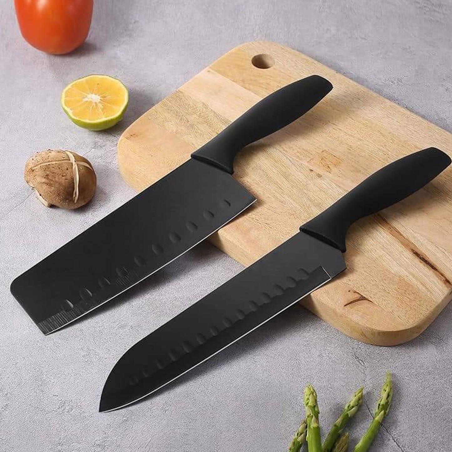 5910 5-piece Forged Kitchen Chef Cutlery Stainless Steel Knife Set Chopping Knife Chef Knife Utility Knife Butcher Knife (5pc)