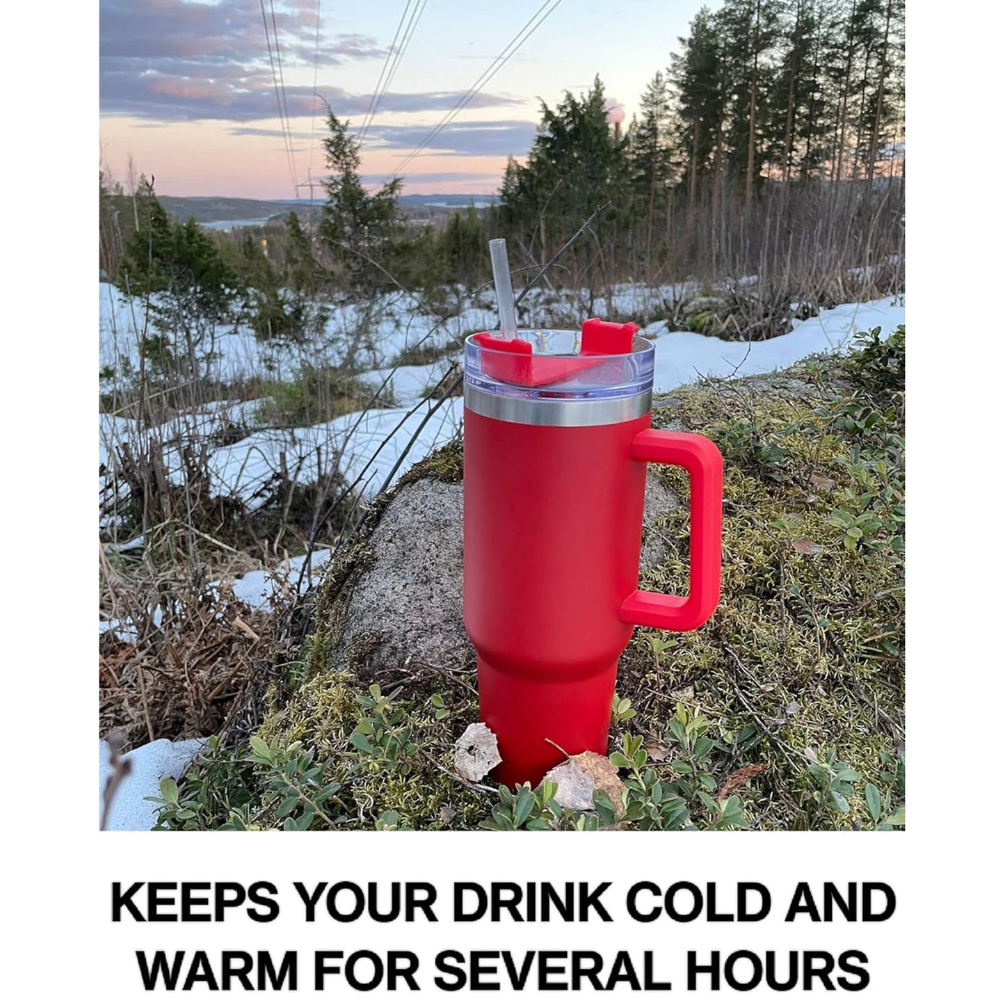 Extra Large Insulated Travel Mug (1200ml - 1 Pc/ Mix color)