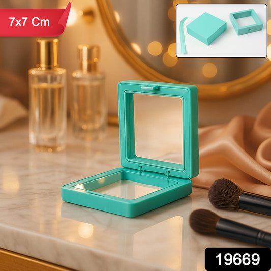 Transparent Jewellery Display Box (7x7 Cm  1 Pc)