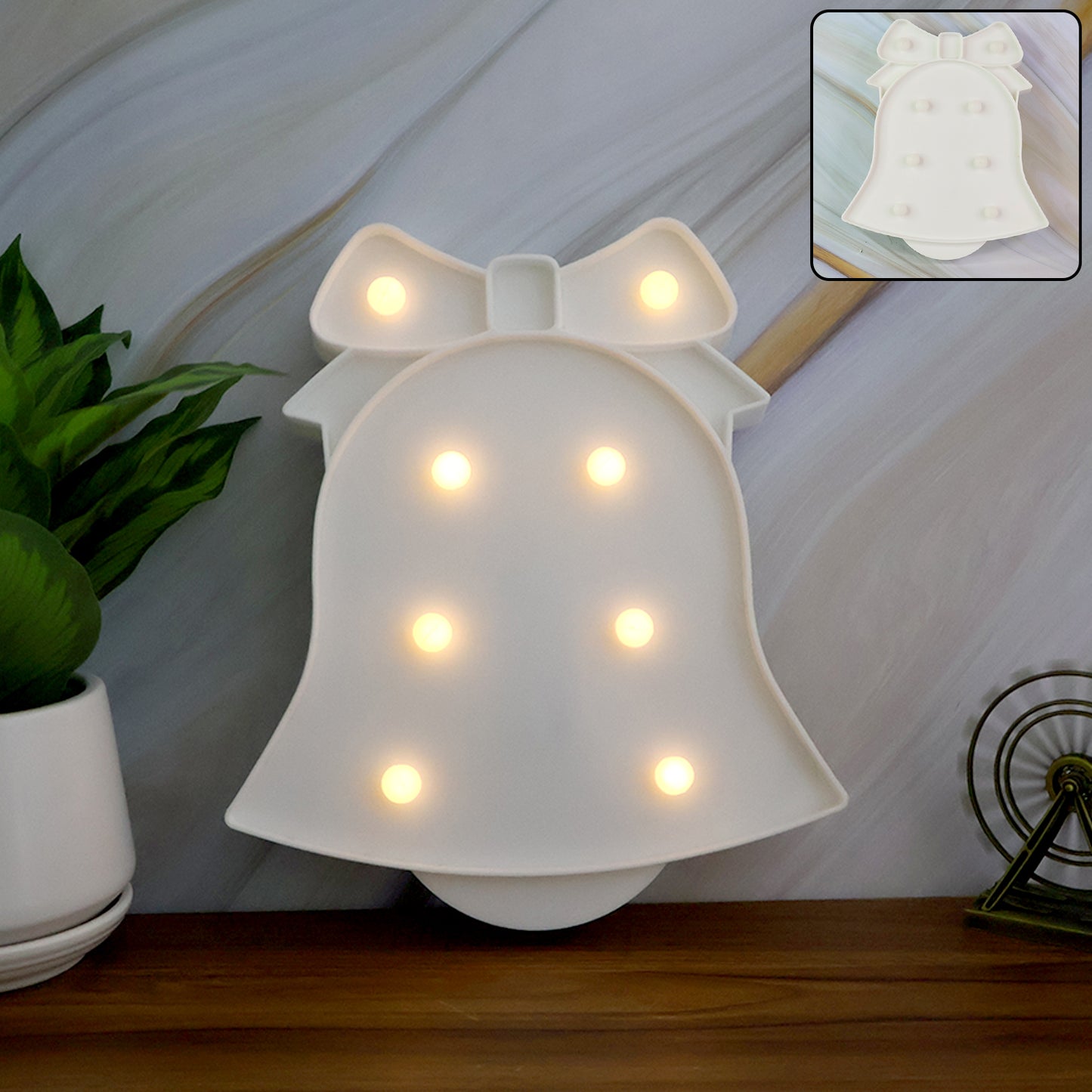 Bell Shaped Led Decorative Night Light (1 Pc)