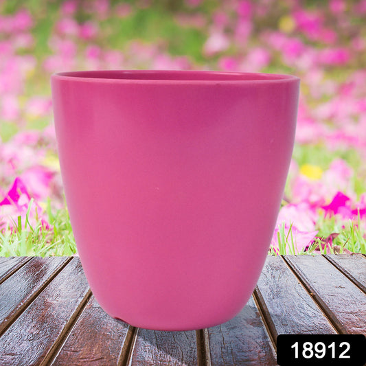 Plastic Flower Valencia (Pot) Home And Outdoor (1 Pcmix Colour)