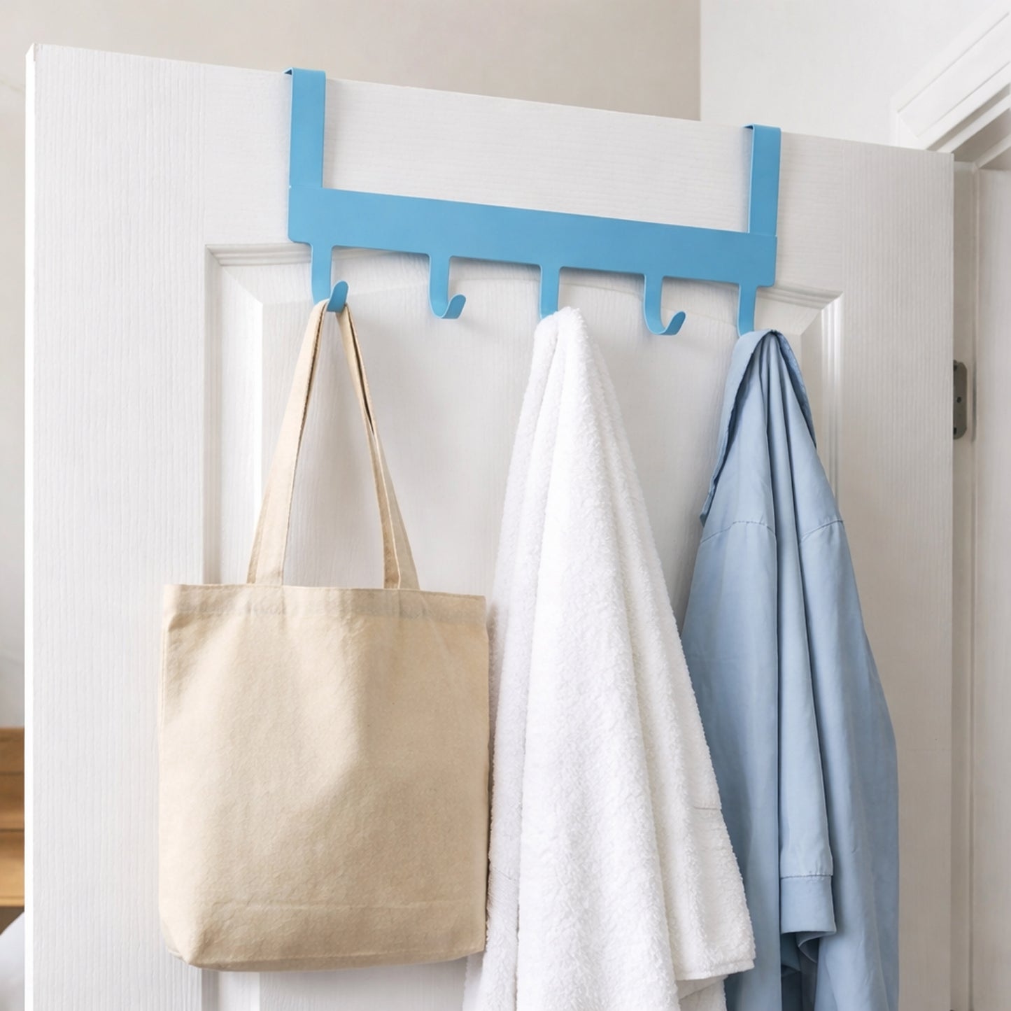 Multi Purpose Metal 5 Hook Hanging Rack (1 Pc)