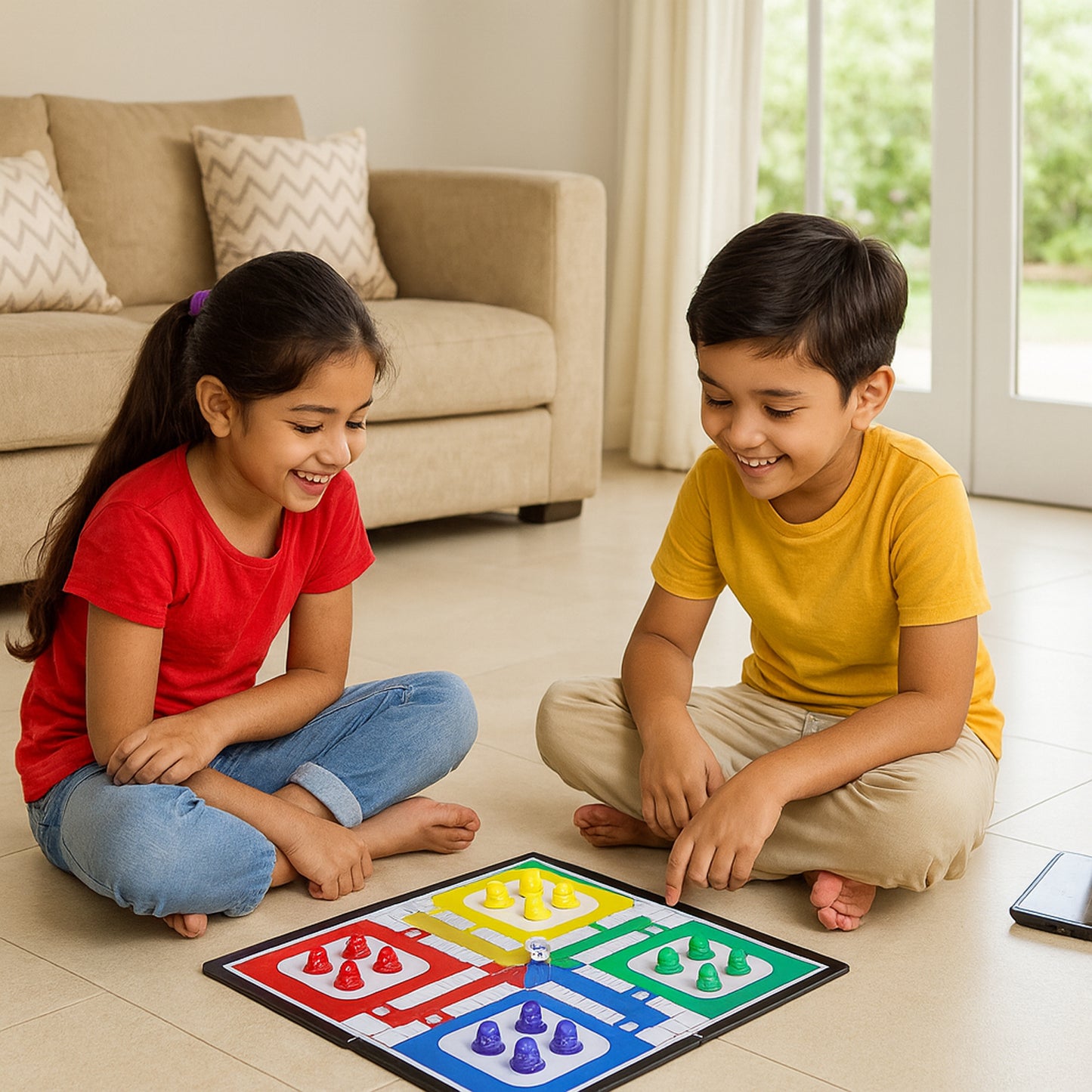 Pocket Ludo Travel Board Game - (1 Set)