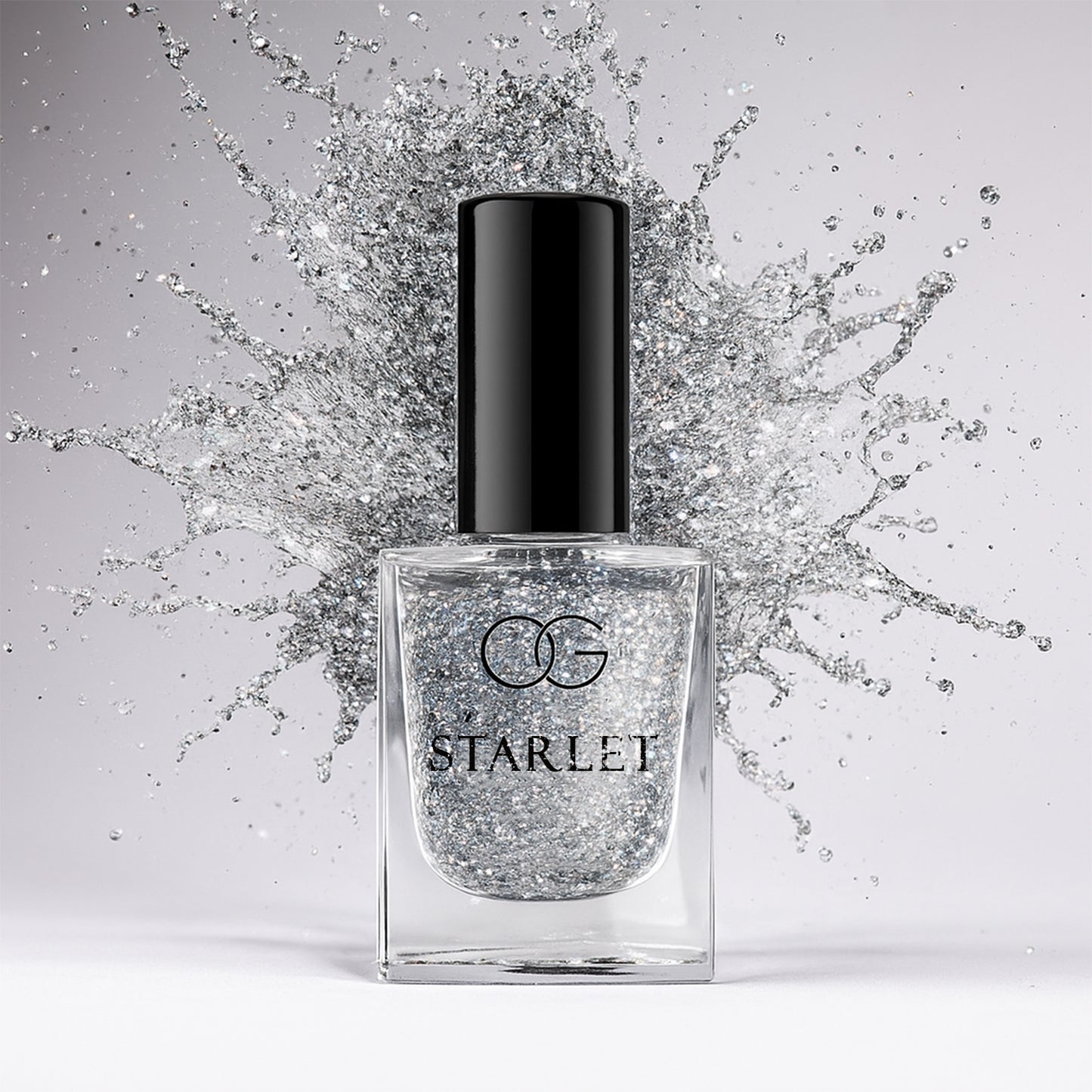 Og Beauty Silver Moonlight Starlet Glitter Nail Paint (10 Ml  1 Pc)