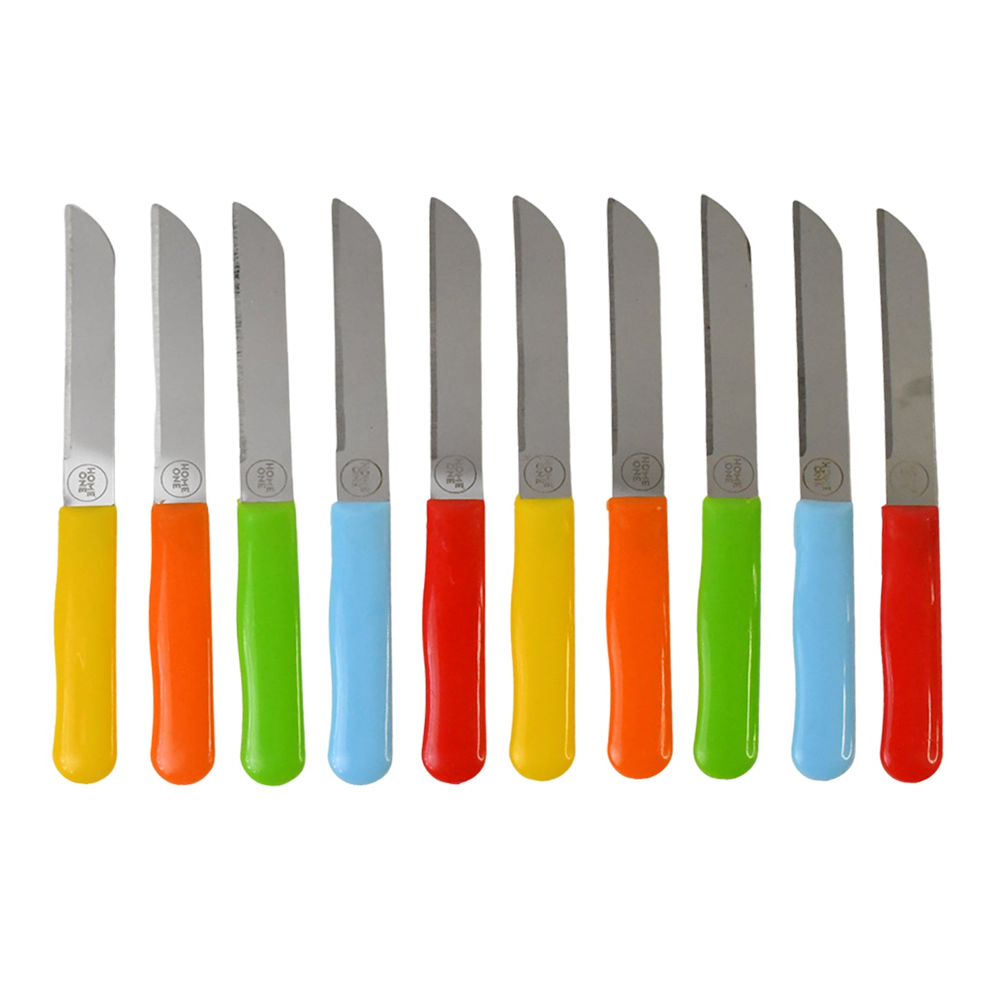 Premium Quality Stainless Steel Handle Plain Knife (10 Pc  1 Set)