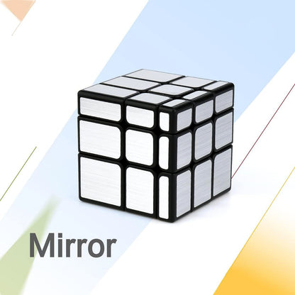 Mirror Cube  3x3 Puzzle Cube With Reflective Silver Surfaces