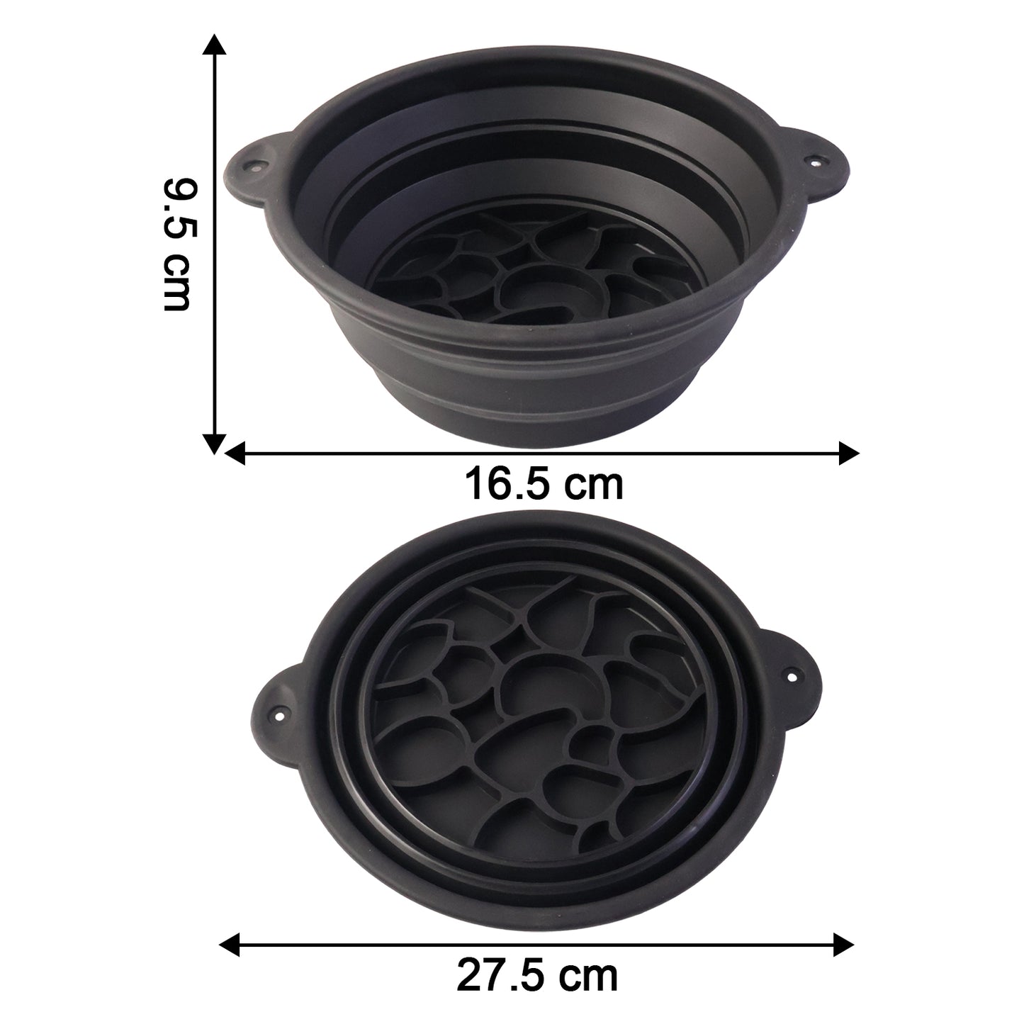 Portable Foldable Silicone Ice Bath Bowl (1 Pc)