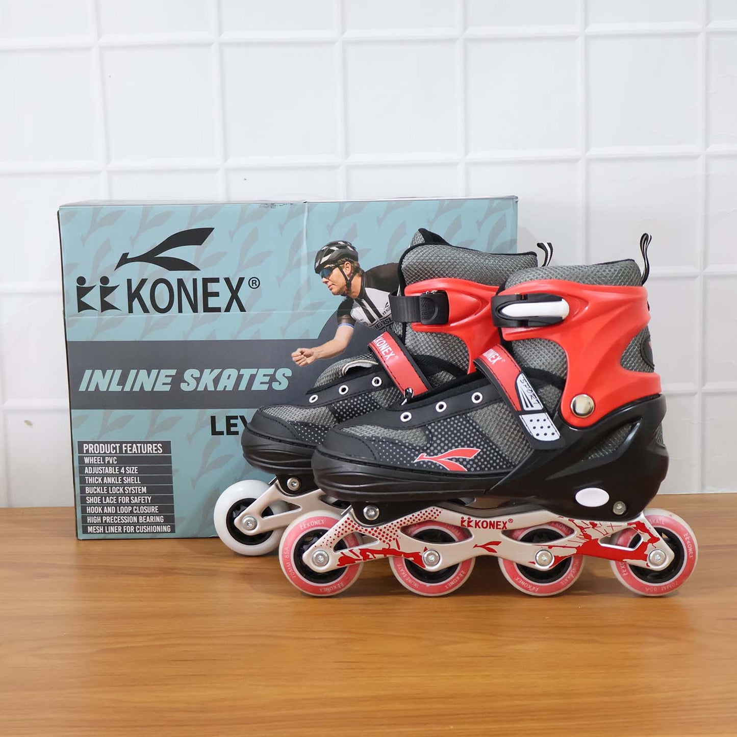 Professional Adjustable Inline Skates For Kids And Adults (Xl  1 Pair)