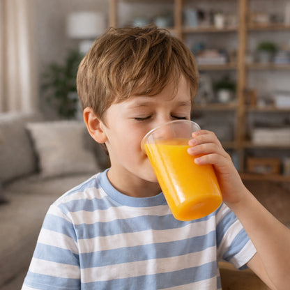 Unbreakable Plastic Drinking Glass Set Of 6 (200 Ml Each)