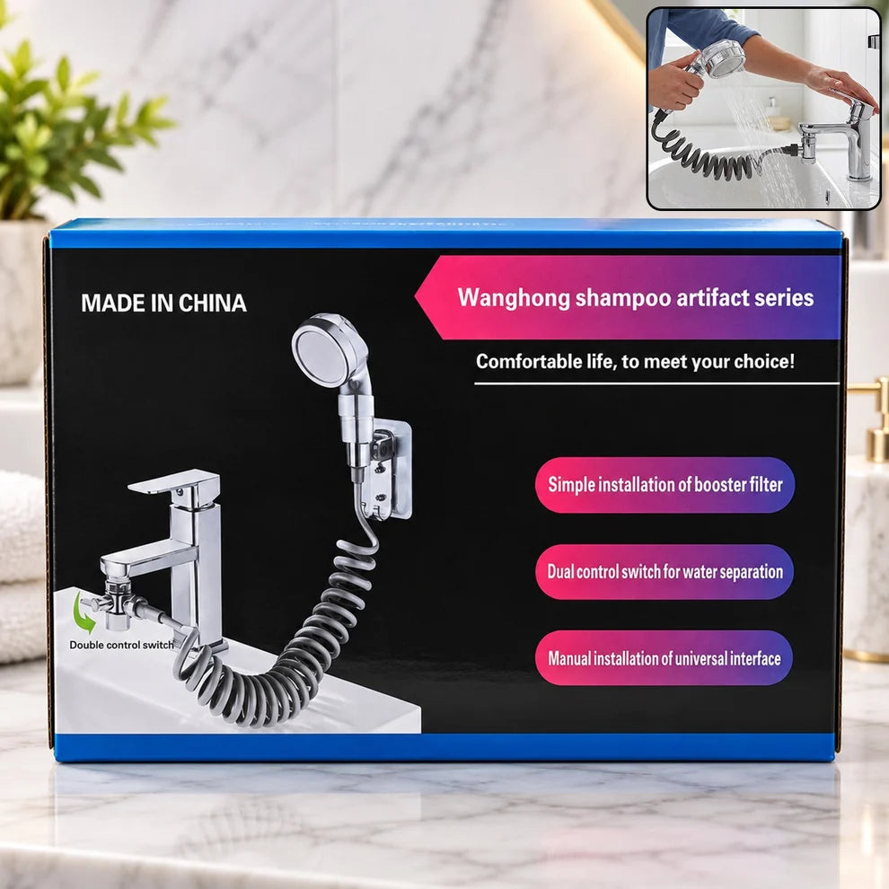 Plastic High Pressure Handheld Shower Head (1 Pc)