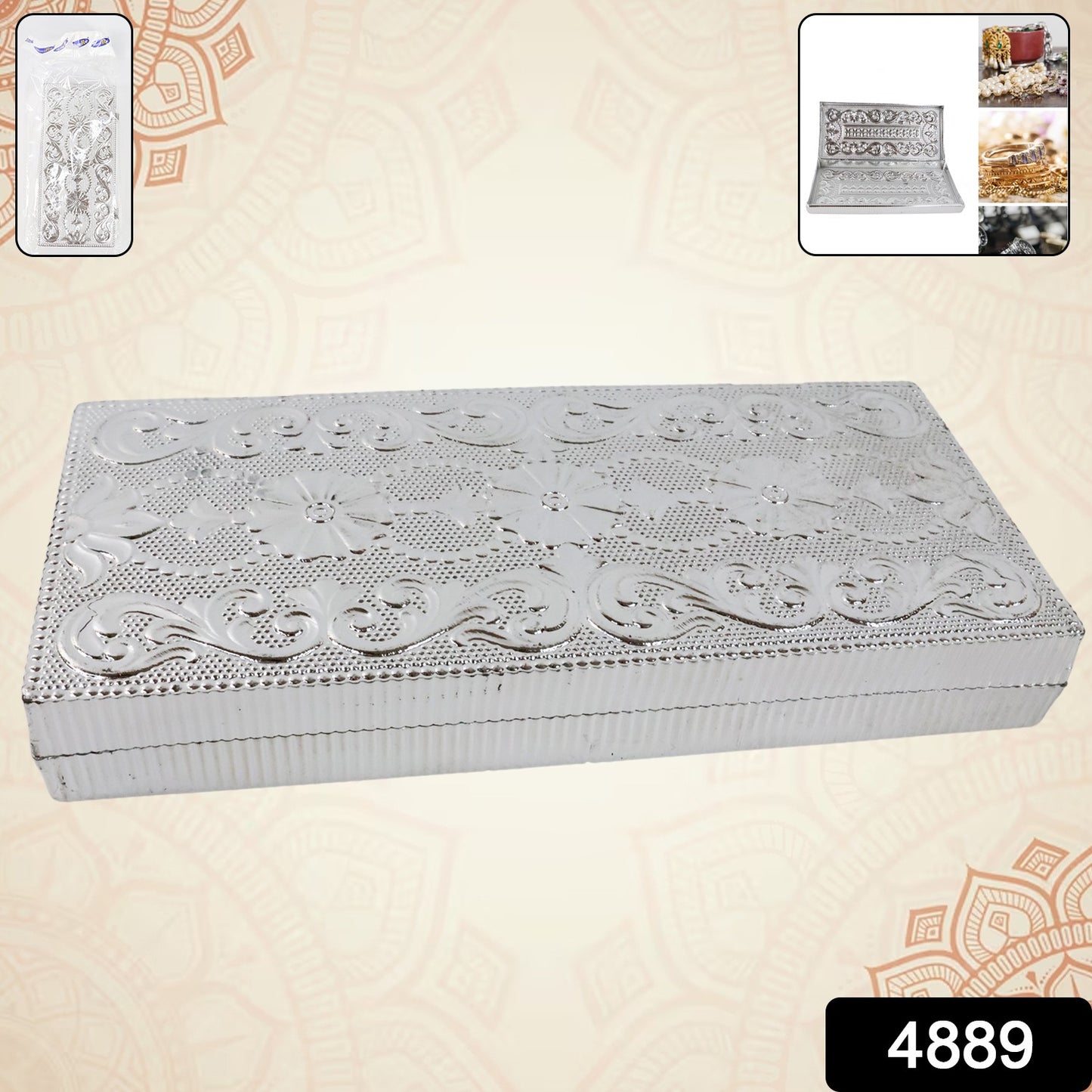 Multipurpose Rectangular Shaped Decorative Designer Gifting Cash Box  (1 Pc  209 Cm)