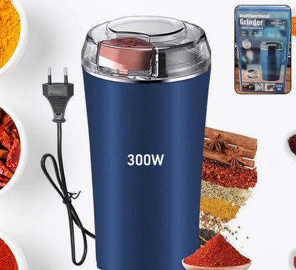 Stainless Steel Coffee Grinder Machine 300w (Multi Blades Grinder)