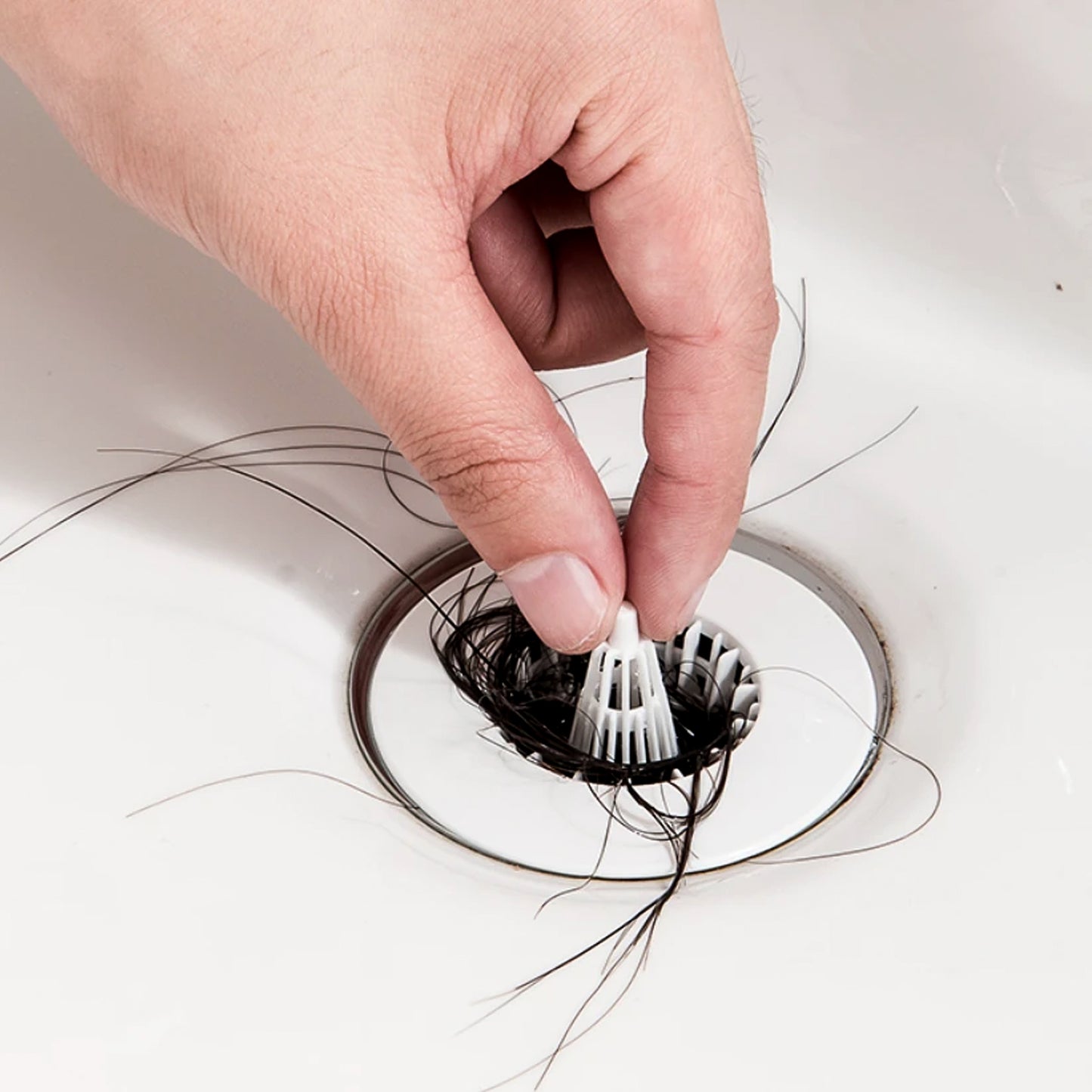 5 Pcs Multipurpose Sink Drain Hair Catcher  Strainer Filter (3045 Mm)