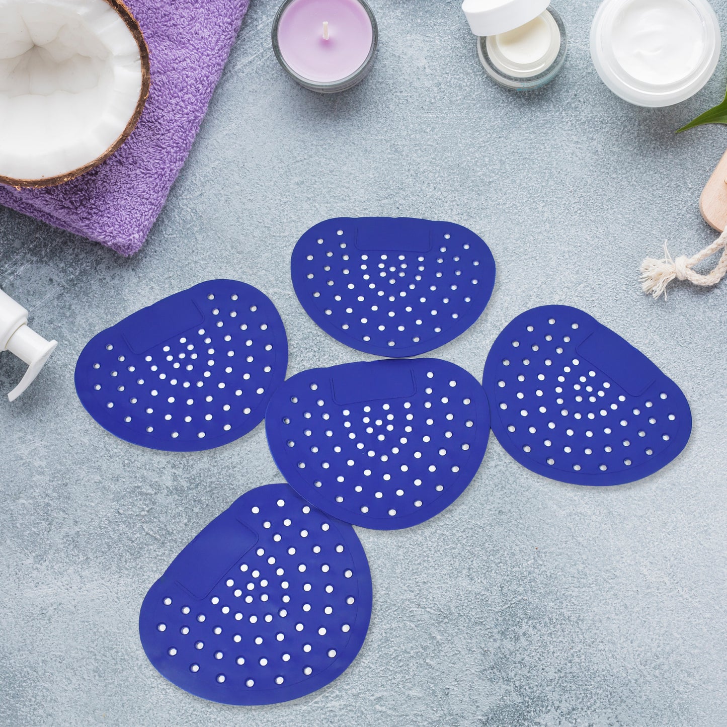 1310a Urinal Screen Deodorizer Scented Urinal Screen Lasting Fragrance Silicone Clean Descaling ( 1 Pc )