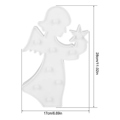 Angel Shaped Led Decorative Night Light (1 Pc)