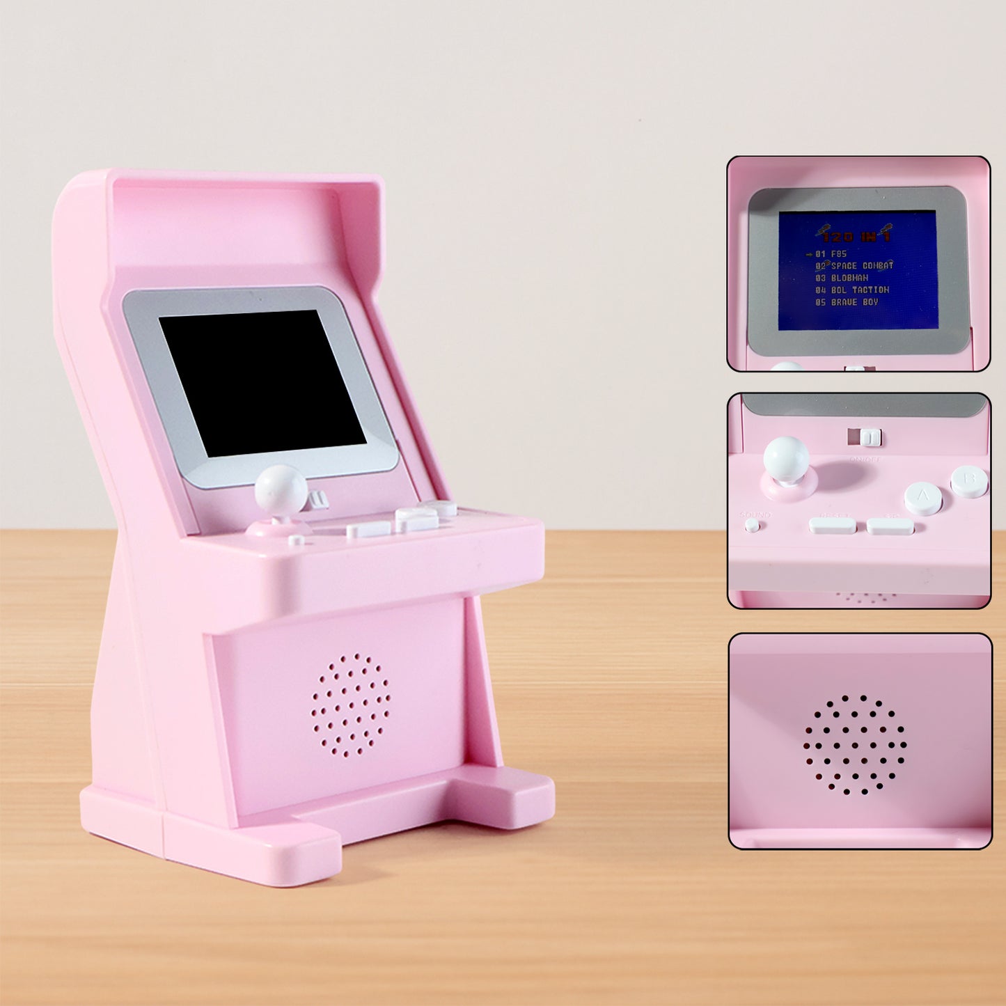 Mini Retro Arcade Gaming Console With 120 Built-in Classic Games