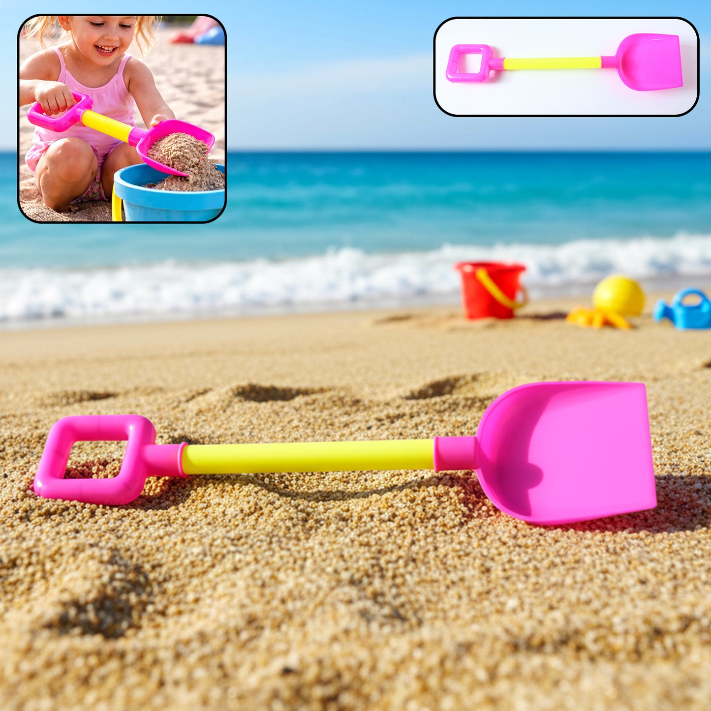 Kids Beach Sand Shovel Toy (1 Pc)