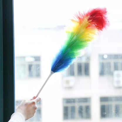 Colorful Feather Duster  Microfiber Duster For Cleaning  Dusting Stick  Dusting Brush