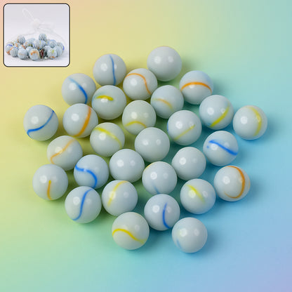 Classic Glass Marbles Pack Of Approx 30 Pc