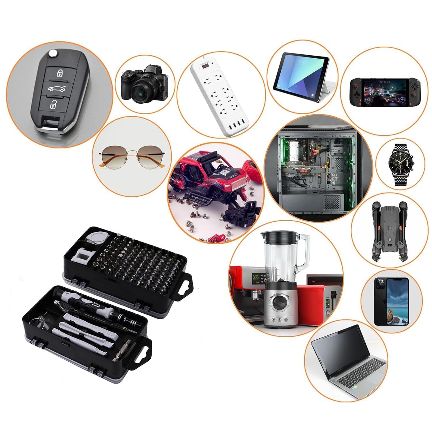 Precision Screwdriver Set (115-in-1  B Grade)