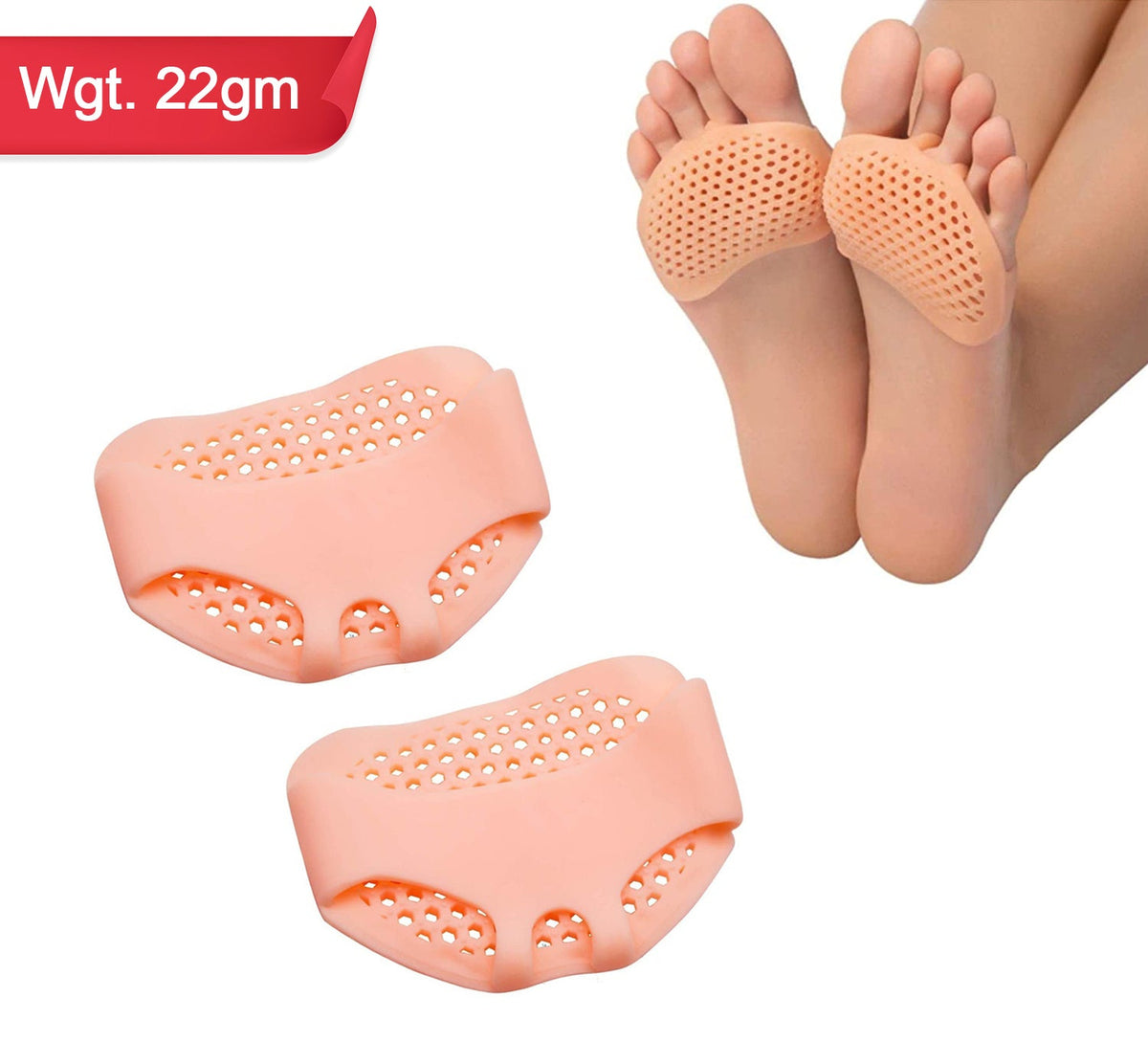 6257 Silicone Tiptoe Protector And Cover Used In Protection Of Toe For Men And Women