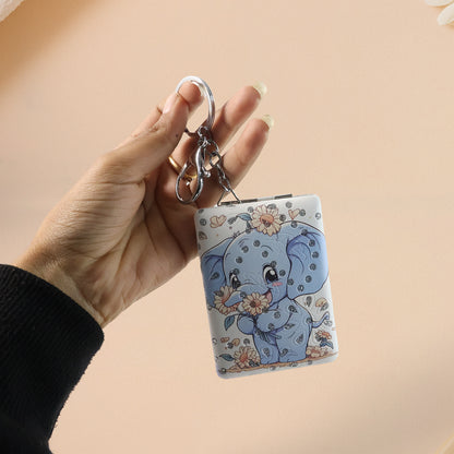 Foldable Mirror Keychain  (1 Pc)